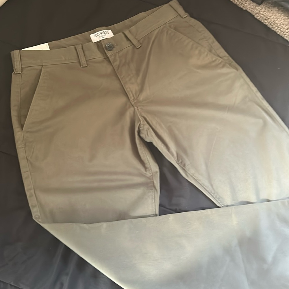 Express Men's Khaki Dress Pants